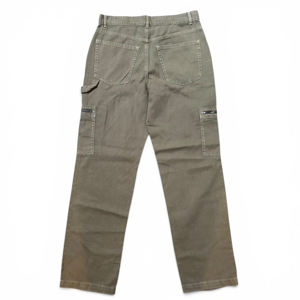 Garage Dusty Green Straight Baggy Cargo Carpenter Pants Size 30 NEW! $65 - Picture 5 of 6